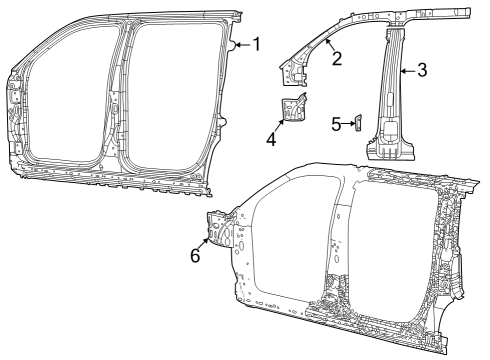 2023 Jeep Grand Wagoneer L Aperture Panel Diagram