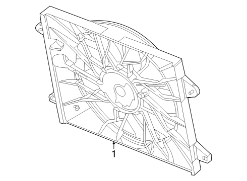 2023 Dodge Durango Cooling System, Radiator, Water Pump, Cooling Fan Diagram 3