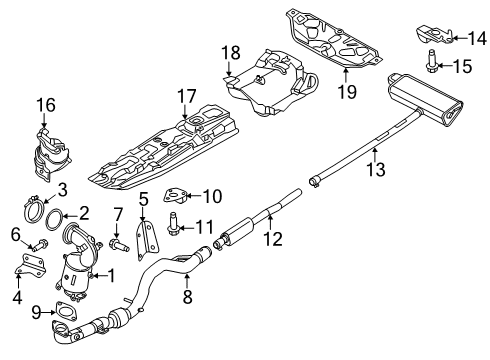 2022 Jeep Renegade Exhaust Components Diagram