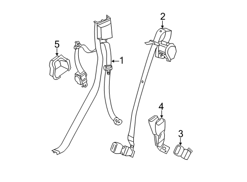 2022 Dodge Durango Seat Belt Diagram 2