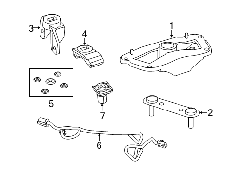 2022 Ram 2500 Trailer Hitch Components Diagram 1