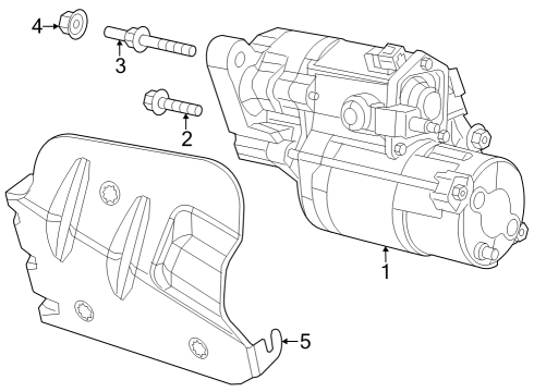 2023 Chrysler 300 Starter Diagram 1