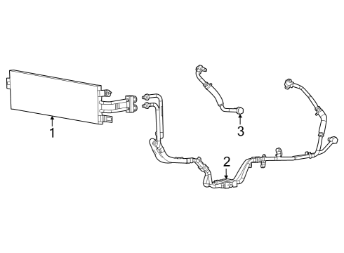 2022 Jeep Grand Cherokee Trans Oil Cooler Diagram 1