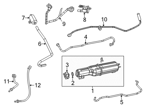 2022 Ram 1500 Classic Emission Components Diagram 2