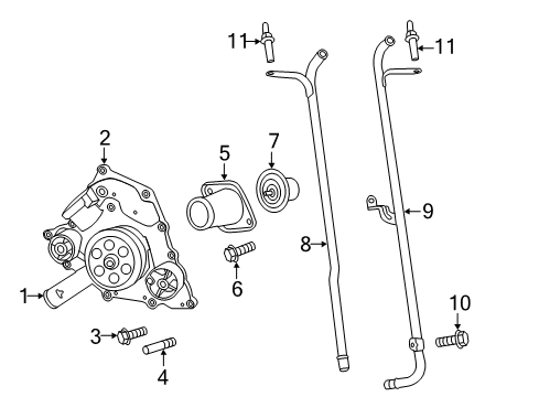 2023 Dodge Charger Water Pump Diagram 4