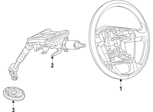 2015 Ram ProMaster City SHAFT-STEERING Diagram for 68523615AA