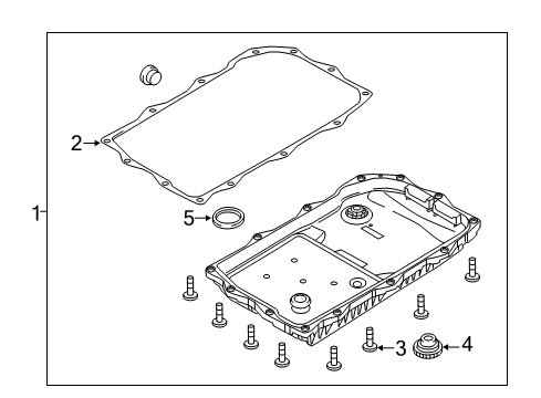 2023 Dodge Charger Transmission Components Diagram