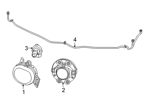 2022 Ram 1500 Classic Fog Lamps Diagram