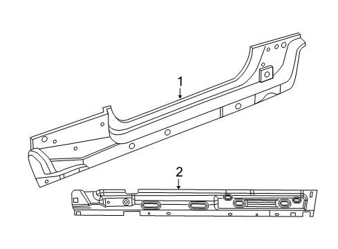 2022 Jeep Wrangler Rocker Panel Diagram 2