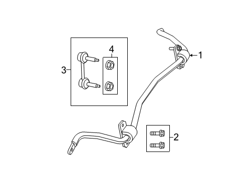 2022 Dodge Durango Rear Suspension, Lower Control Arm, Ride Control, Stabilizer Bar, Torque Arm, Suspension Components Diagram 2