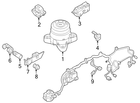 2023 Dodge Hornet Plug Diagram for 68367161AA