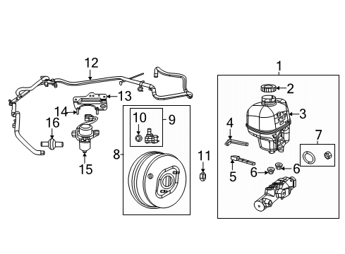 2019 Dodge Durango BRAKE Diagram for 68306574AD