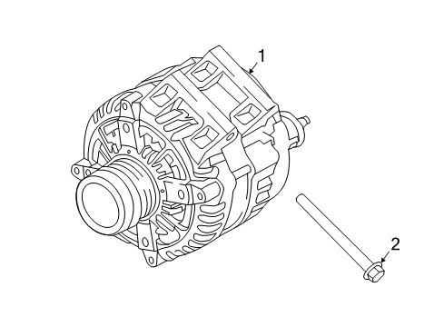 2023 Chrysler Voyager ALTERNATO-Engine Diagram for 68417025AA