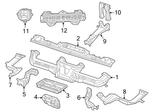 2024 Jeep Wrangler Duct-Adapter Diagram for 68530294AA