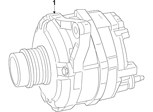 2023 Jeep Compass Alternator Diagram 1