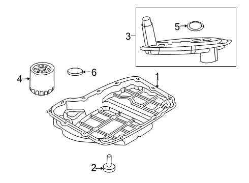 2021 Ram 2500 Transmission Components Diagram 1