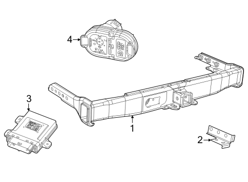 2022 Jeep Grand Cherokee TRAILER TOW Diagram for 68588997AA