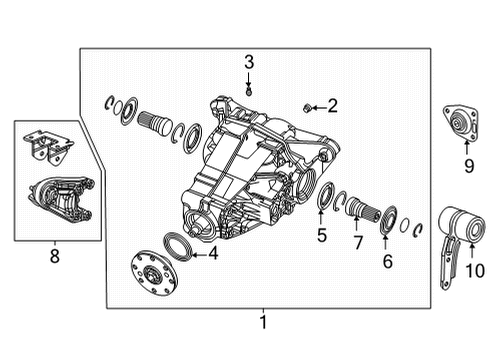 2023 Jeep Grand Wagoneer L Axle & Differential - Rear Diagram 2