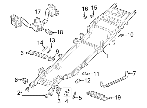 2022 Ram 3500 Frame & Components Diagram 6