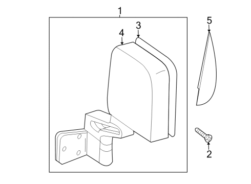 2022 Jeep Wrangler Mirrors Diagram 4