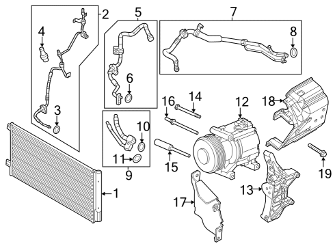 2024 Dodge Hornet LINE-A/C LIQUID Diagram for 68624196AA