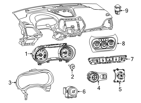 2022 Jeep Cherokee Automatic Temperature Controls Diagram 3