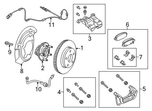 2022 Jeep Cherokee Brake Components Diagram 3