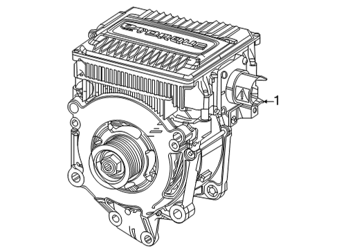 2022 Jeep Wagoneer Belt Driven Diagram for 5192408AD