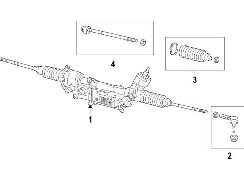 2021 Dodge Challenger Steering Column & Wheel, Steering Gear & Linkage Diagram 3