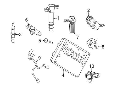 2016 Dodge Durango Spark Diagram for SP225755AB