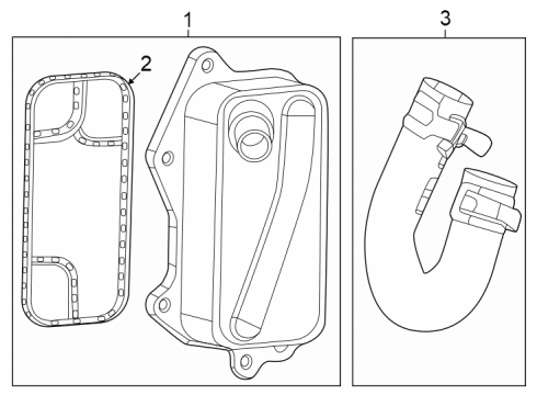 2023 Dodge Hornet Engine Oil Cooler Diagram