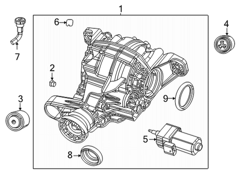 2023 Jeep Grand Cherokee L Screw-Hex Head Diagram for 6513627AA