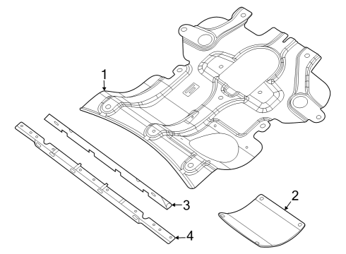 2023 Jeep Grand Cherokee PLATE PKG-FRONT Diagram for 68375444AC