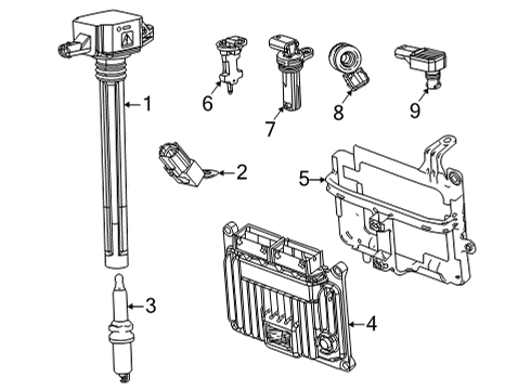 2023 Jeep Grand Cherokee L Powertrain Control Diagram 2