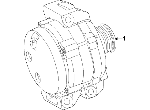 2022 Dodge Durango Alternator Diagram 1