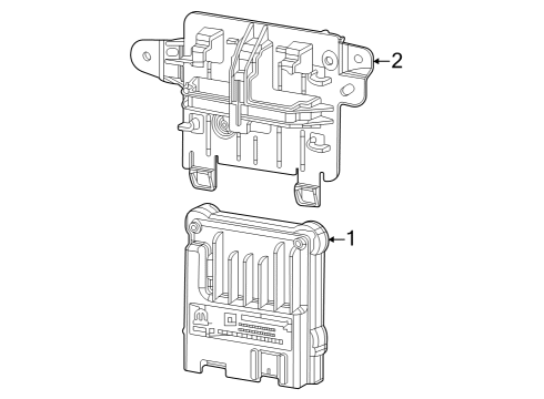 2023 Jeep Grand Cherokee MODULE-NIGHT VISION PROCESSING Diagram for 68603662AA