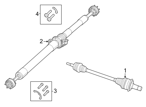 2023 Jeep Grand Cherokee Bolt Kit Diagram for 68541103AA