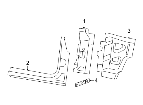 2023 Jeep Wrangler Hinge Pillar Diagram 2