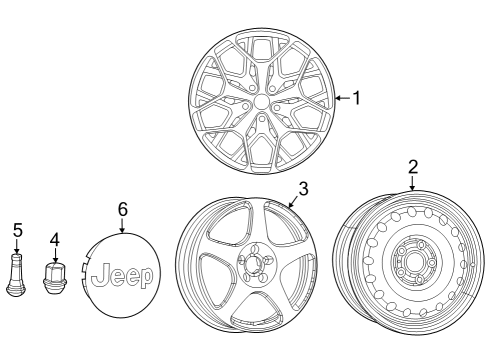 2022 Jeep Grand Cherokee Wheels Diagram 5