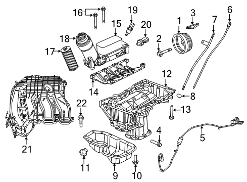 2023 Dodge Charger Engine Parts Diagram 1