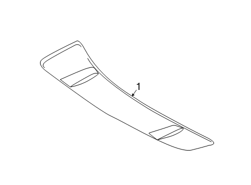 2023 Dodge Charger Rear Spoiler Diagram