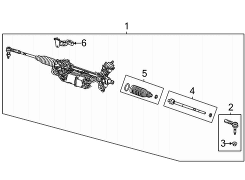 2024 Jeep Grand Wagoneer L Steering Column, Steering Wheel & Trim, Shaft & Internal Components Diagram 2