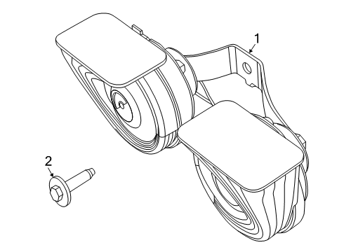 2022 Ram 2500 Horn Diagram