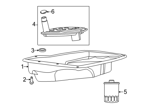 2021 Ram 1500 Classic Transmission Components Diagram 1