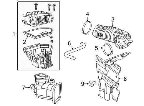 2023 Dodge Charger Air Intake Diagram 4