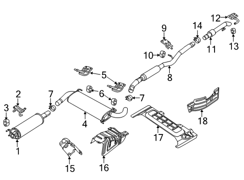 2022 Ram ProMaster 3500 CONVERTER-CATALYTIC Diagram for 68508658AA