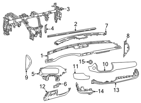 2023 Jeep Compass Instrument Panel Diagram