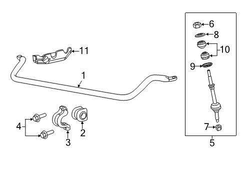 2020 Ram 3500 Screw-Hex Head Diagram for 6513120AA