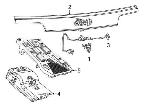 2022 Jeep Grand Cherokee WK Electrical Components Diagram 1