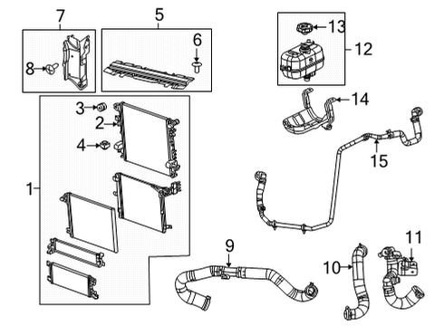 2021 Jeep Wrangler Module-Cooling Diagram for 68481138AB